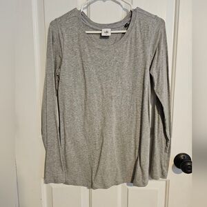 Cabi Grey Long Sleeve Top | Medium